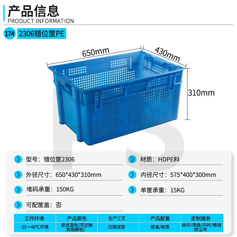 2306错位筐PE